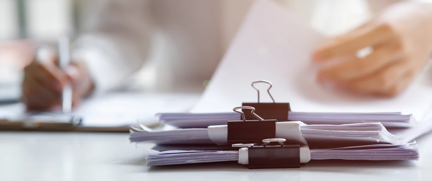 Stack of documents